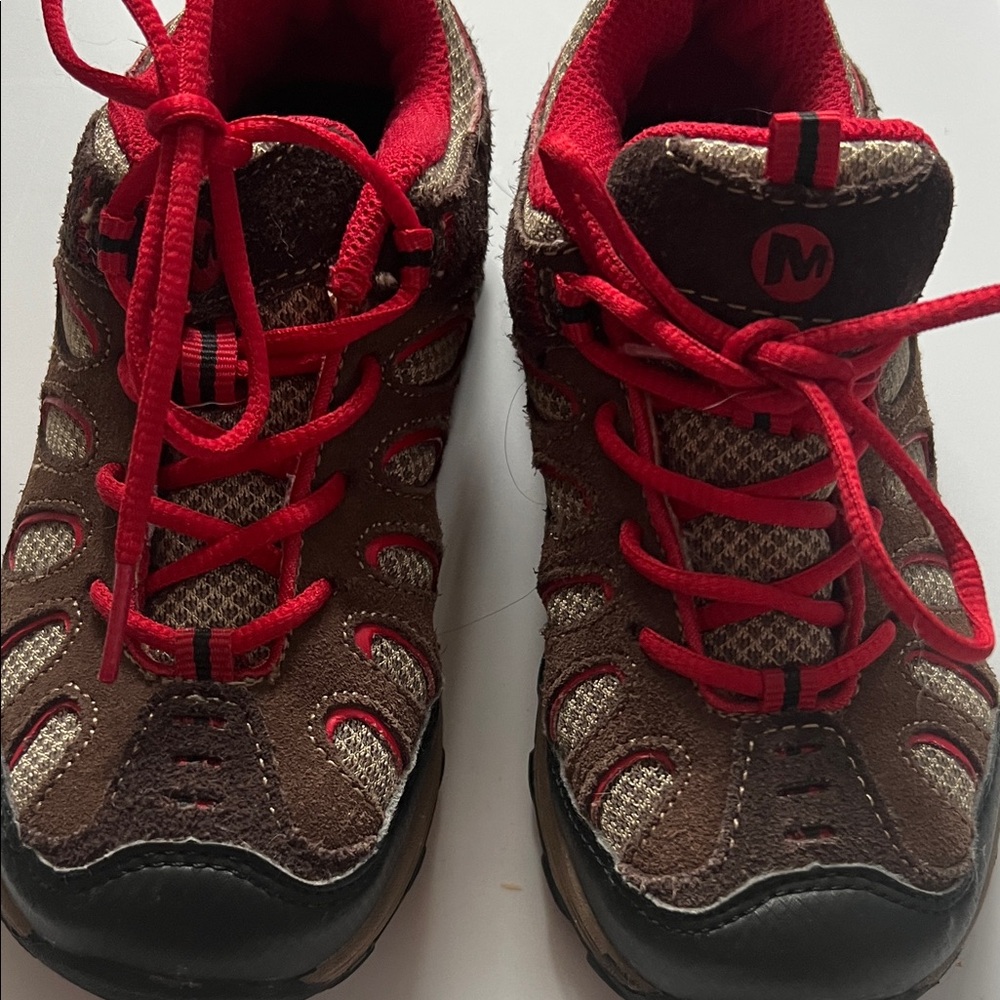 Merrell Kids' Red and Brown Sneakers - Picture 2 of 2